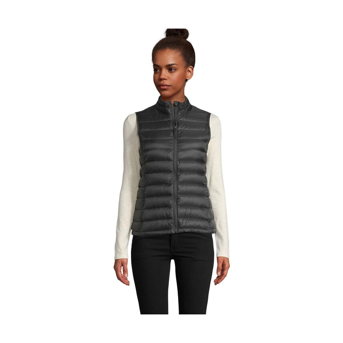 Bezrękawniki z logo – wilson bw damskie 380t wilson bw women s02890-bk WILSON BW Damskie 380T WILSON BW WOMEN s02890-bk