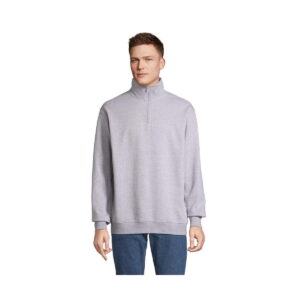 Bluza z kołnierzem CONRAD CONRAD - Szary Melanż 2 - L
