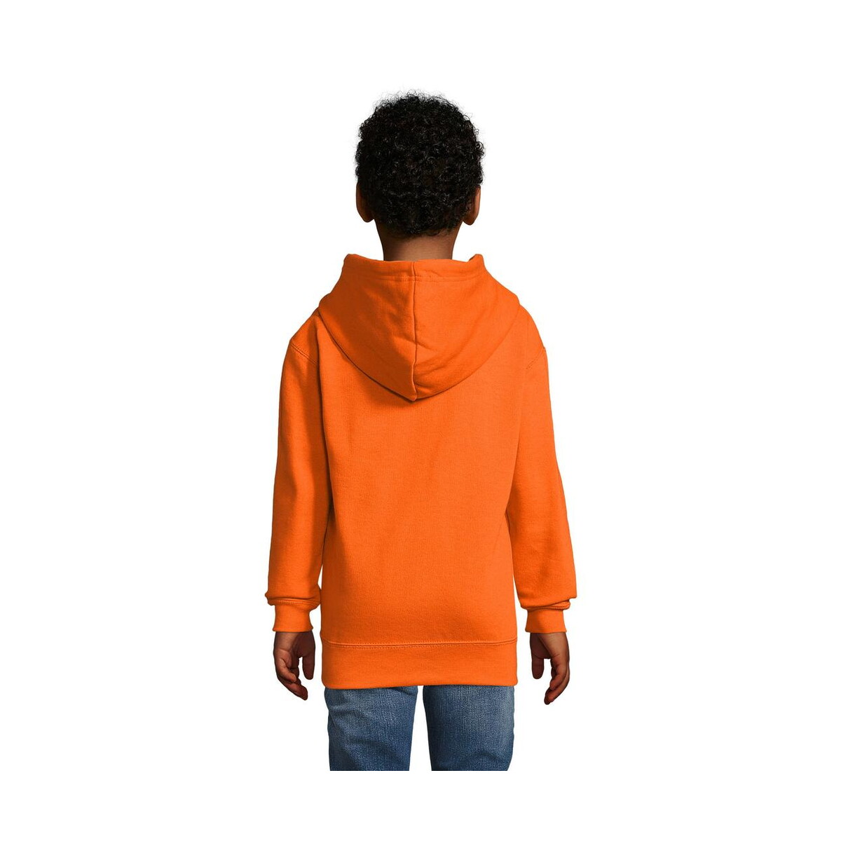 Bluzy z logo – bluza z kapturem slam kids slam kids s13255-or-back Bluza z kapturem SLAM KIDS SLAM KIDS s13255-or-back