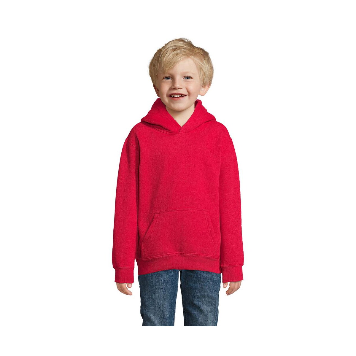 Bluzy z logo – bluza z kapturem slam kids slam kids s13255-rd Bluza z kapturem SLAM KIDS SLAM KIDS s13255-rd