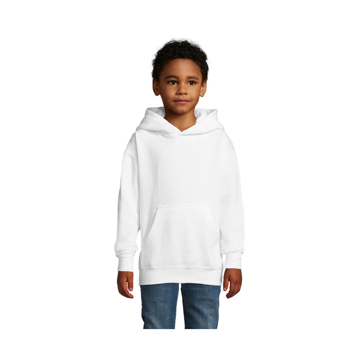 Bluzy z logo – bluza z kapturem slam kids slam kids s13255-wh Bluza z kapturem SLAM KIDS SLAM KIDS s13255-wh
