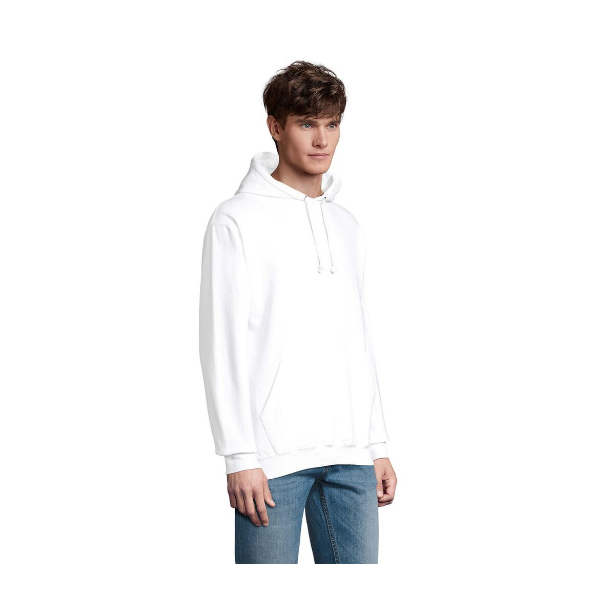 Bluzy z logo – condor uni bluza z kapturem condor s03815-wh-side CONDOR Uni Bluza z kapturem CONDOR s03815-wh-side