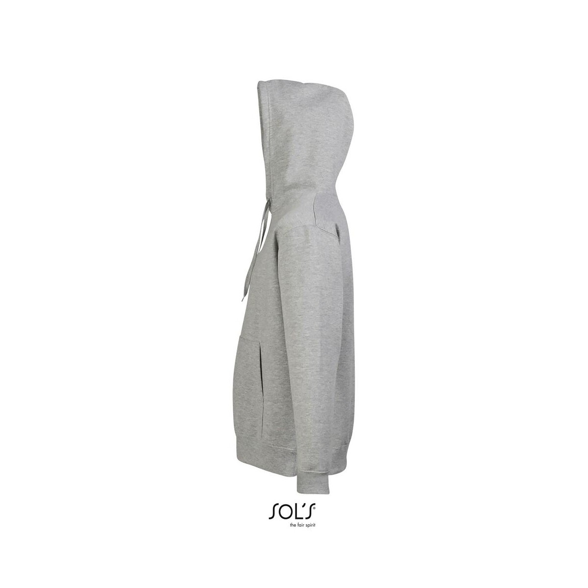 Bluzy z logo – slam uni bluza z kapturem slam s13251-gm-side SLAM Uni Bluza z kapturem SLAM s13251-gm-side