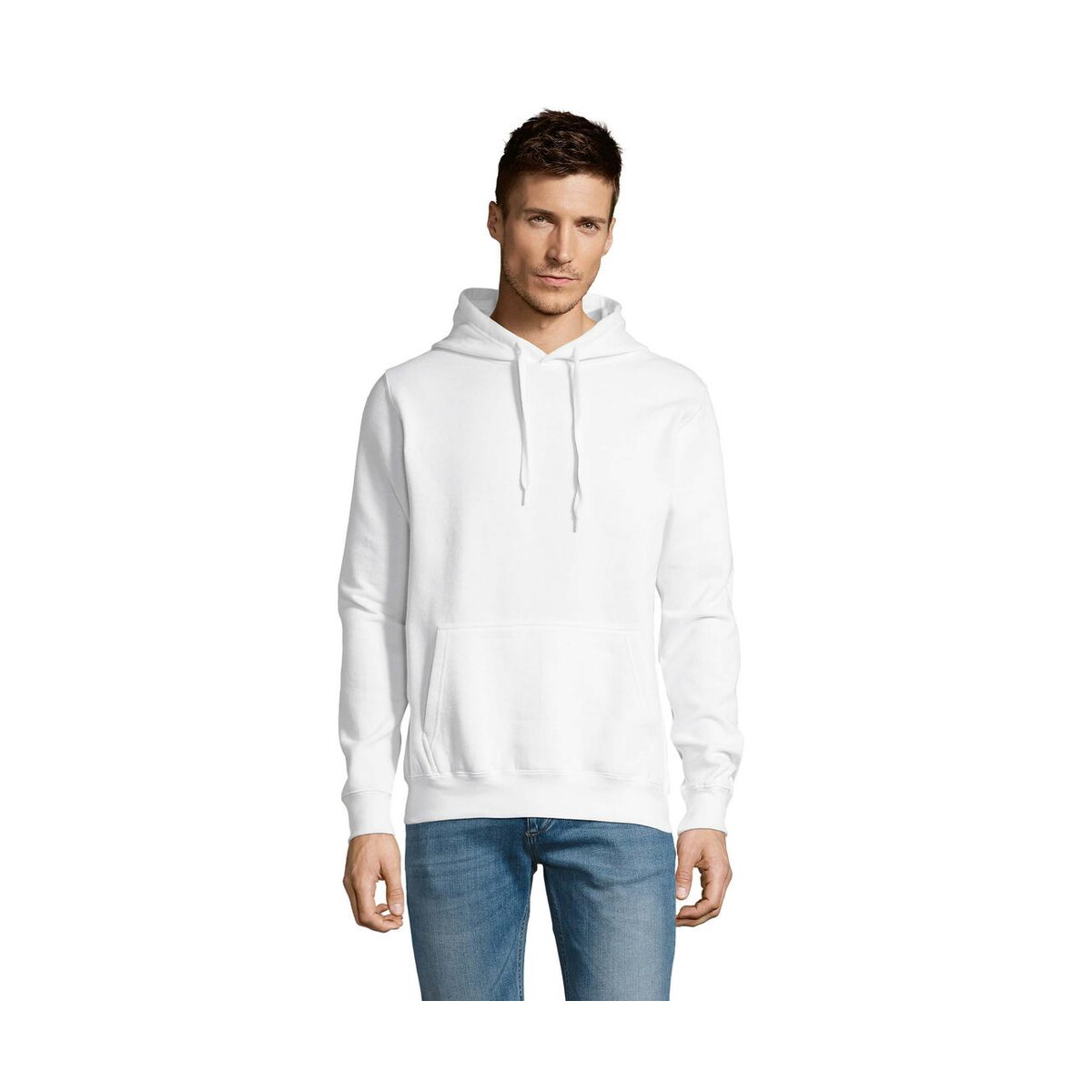 Bluzy z logo – slam uni bluza z kapturem slam s13251-wh SLAM Uni Bluza z kapturem SLAM s13251-wh