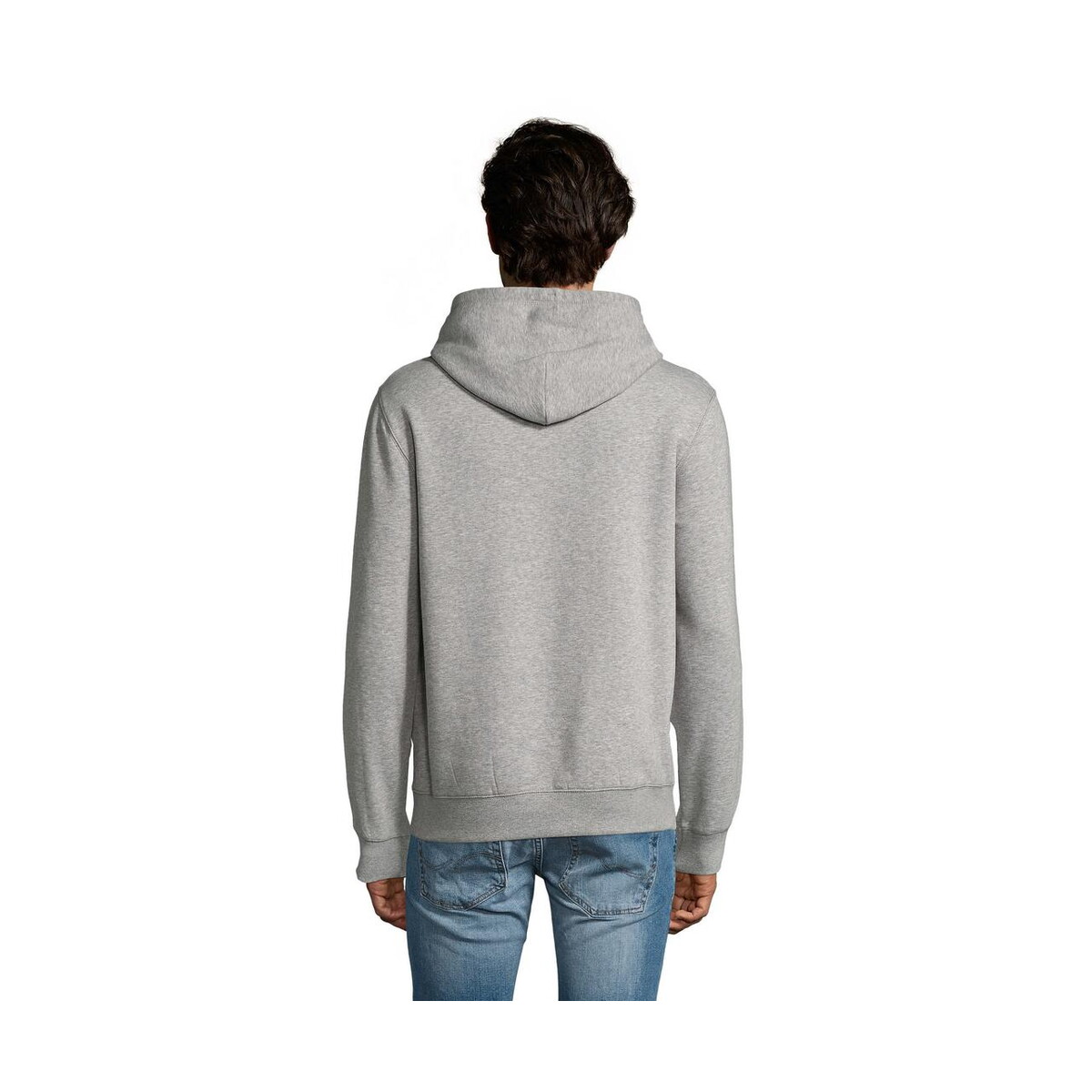Bluzy z logo – spencer męska bluza 280g spencer s02991-gy-back SPENCER męska bluza 280g SPENCER s02991-gy-back