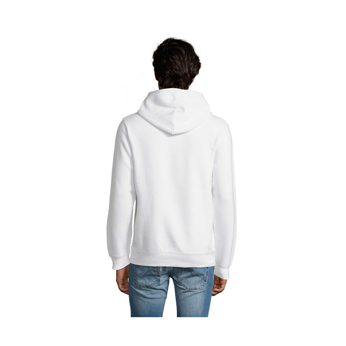 Bluzy z logo – spencer męska bluza 280g spencer s02991-wh-back SPENCER męska bluza 280g SPENCER s02991-wh-back