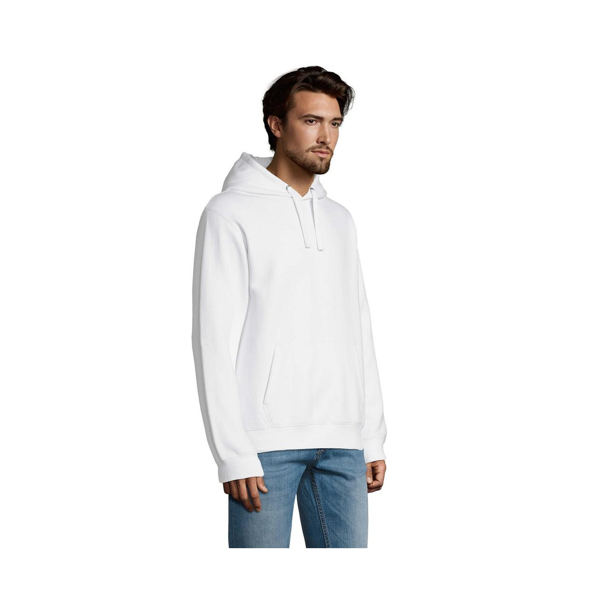 Bluzy z logo – spencer męska bluza 280g spencer s02991-wh-side SPENCER męska bluza 280g SPENCER s02991-wh-side