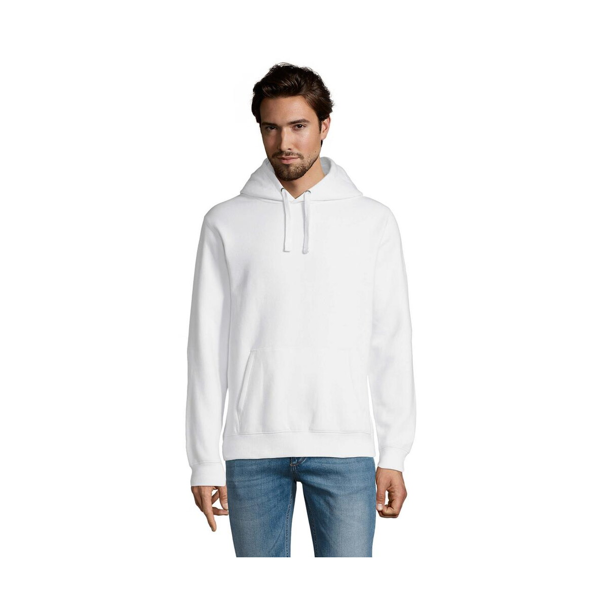 Bluzy z logo – spencer męska bluza 280g spencer s02991-wh SPENCER męska bluza 280g SPENCER s02991-wh