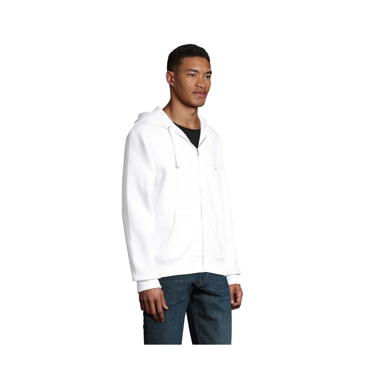 Bluzy z logo – spike hood męskie 280gr spike men s03105-wh-side SPIKE HOOD Męskie 280gr SPIKE MEN s03105-wh-side