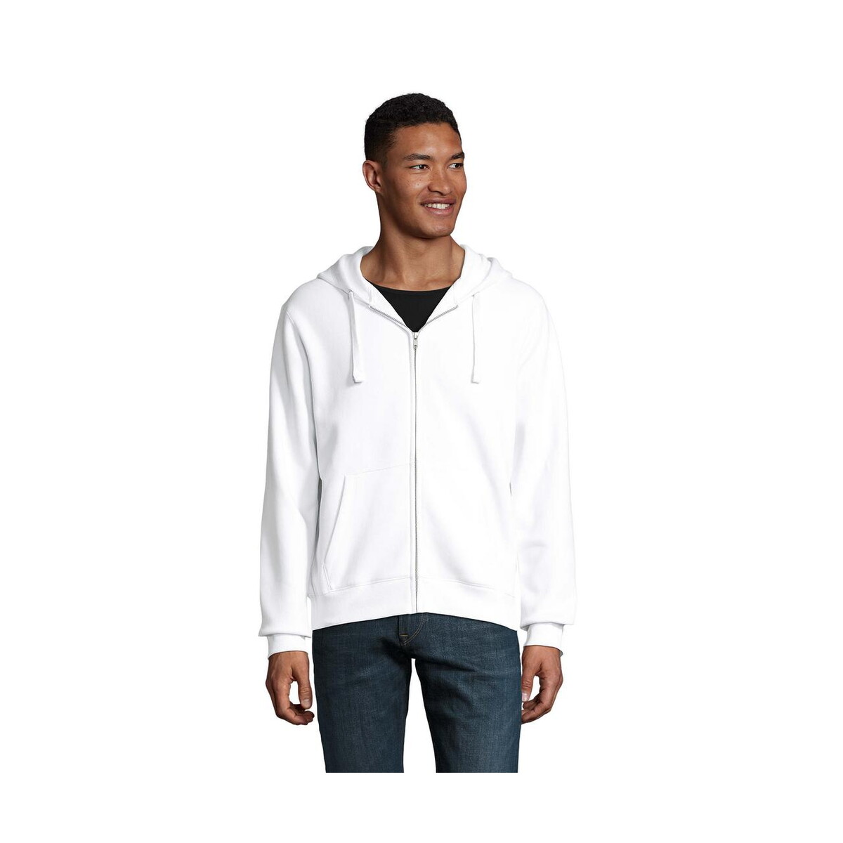 Bluzy z logo – spike hood męskie 280gr spike men s03105-wh SPIKE HOOD Męskie 280gr SPIKE MEN s03105-wh