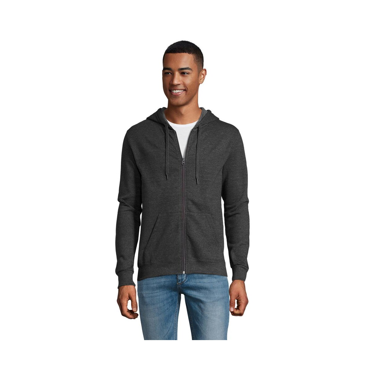 Bluzy z logo – stone uni hoodie 260g stone s01714-ce STONE UNI HOODIE 260g STONE s01714-ce