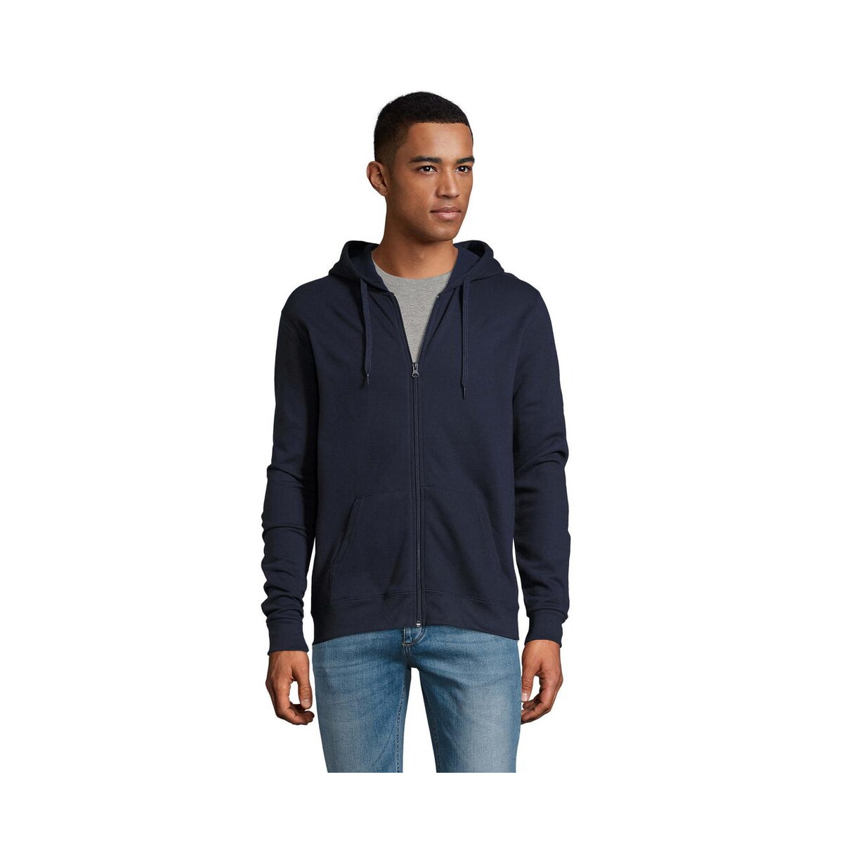 Bluzy z logo – stone uni hoodie 260g stone s01714-fn STONE UNI HOODIE 260g STONE s01714-fn