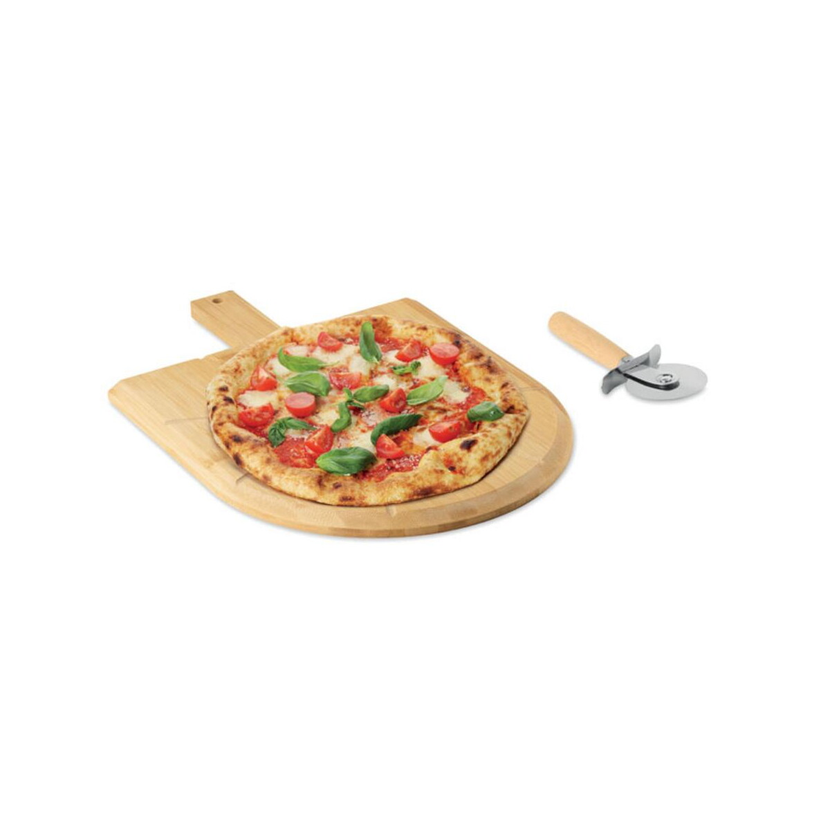 Deski do krojenia z logo – bambusowa deska i nóż do pizzy napolitana mo3202-40-back Bambusowa deska i nóż do pizzy NAPOLITANA mo3202-40-back