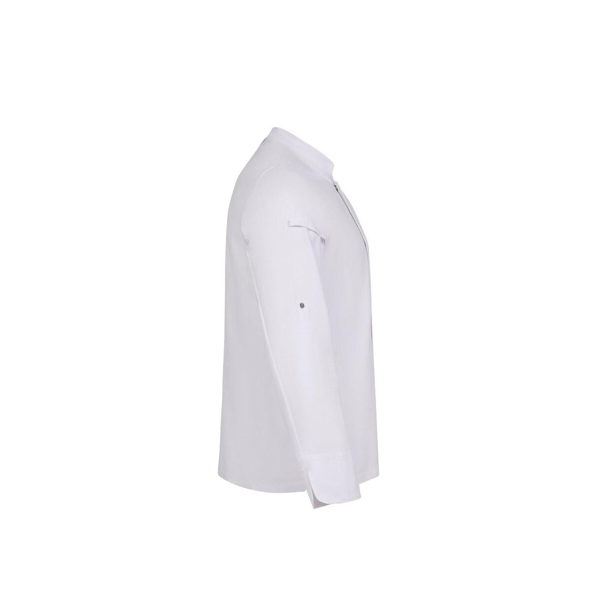 Fartuchy z logo – vl agni. kurtka kucharska unisex (190 g/m²) z bawełny (35%) i poliestru z recyklingu (65%) 36161_106-d VL AGNI. Kurtka kucharska unisex (190 g/m²) z bawełny (35%) i poliestru z recyklingu (65%) 36161_106-d