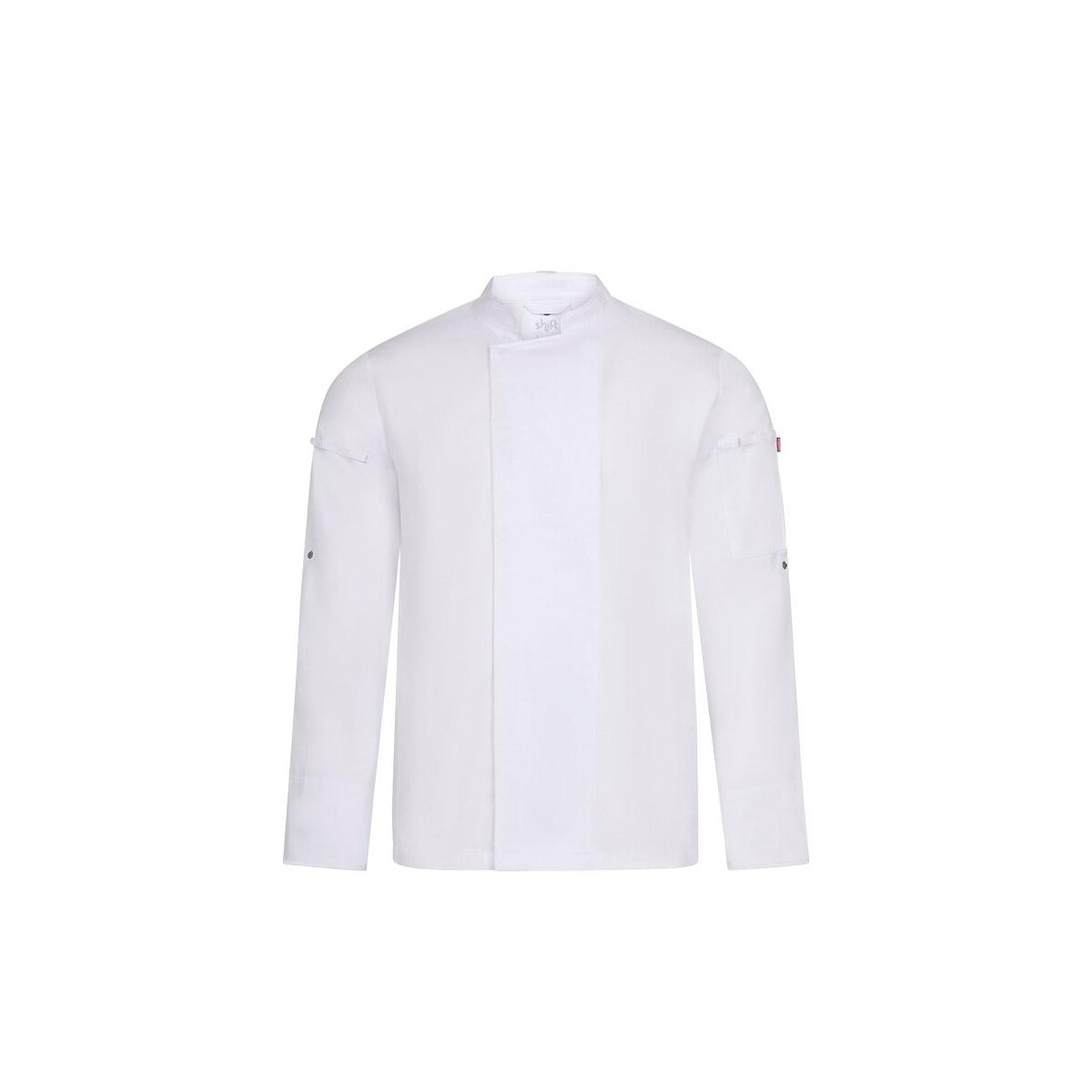 Fartuchy z logo – vl agni. kurtka kucharska unisex (190 g/m²) z bawełny (35%) i poliestru z recyklingu (65%) 36161_106 VL AGNI. Kurtka kucharska unisex (190 g/m²) z bawełny (35%) i poliestru z recyklingu (65%) 36161_106