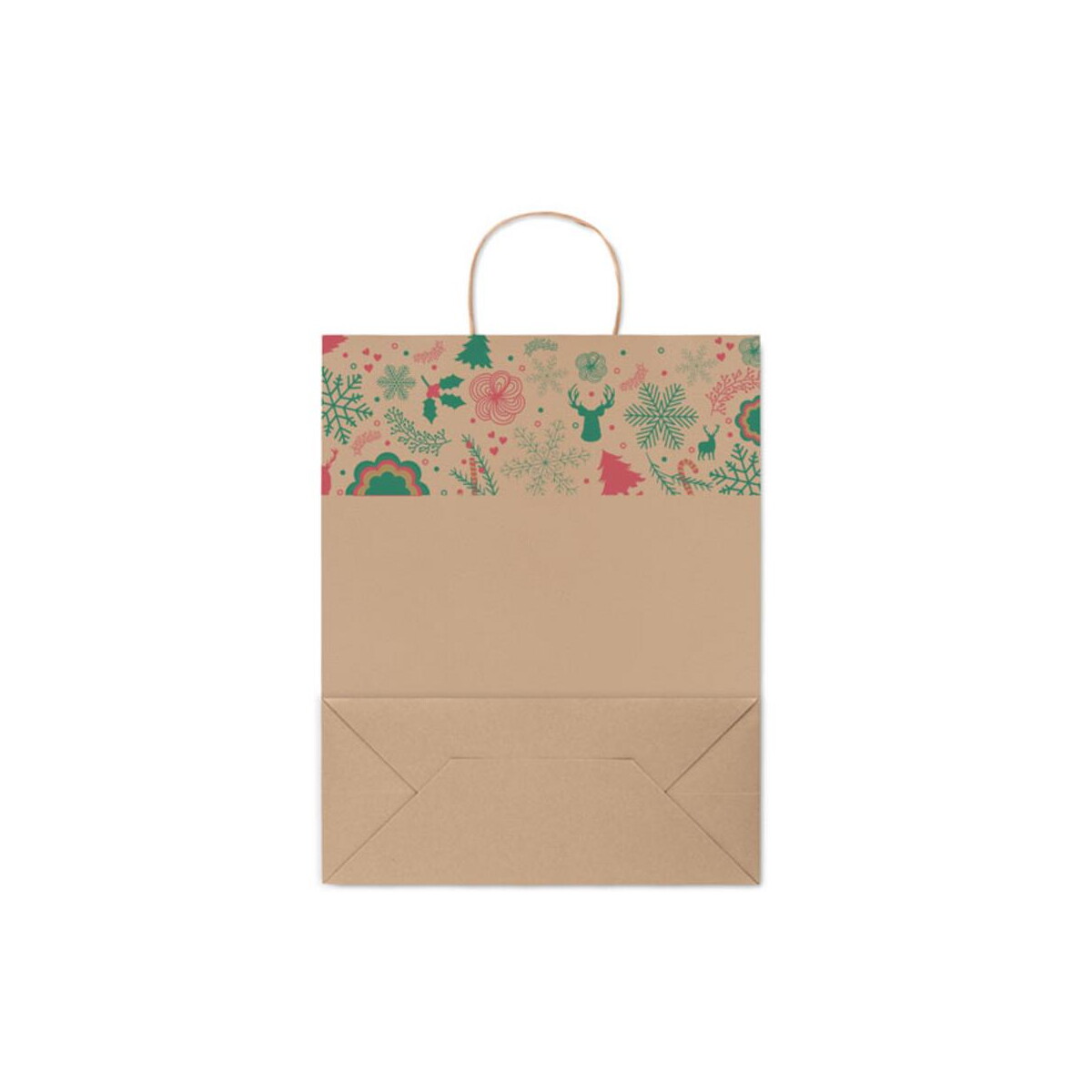 Gadżety świąteczne z logo – papierowa torba prezentowa l bao large cx1520-13-back Papierowa torba prezentowa L BAO LARGE cx1520-13-back