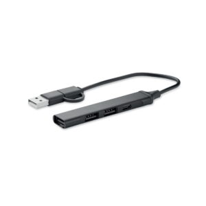 Hub USB z 4 portami 19 cm CURRENT mo2294-03