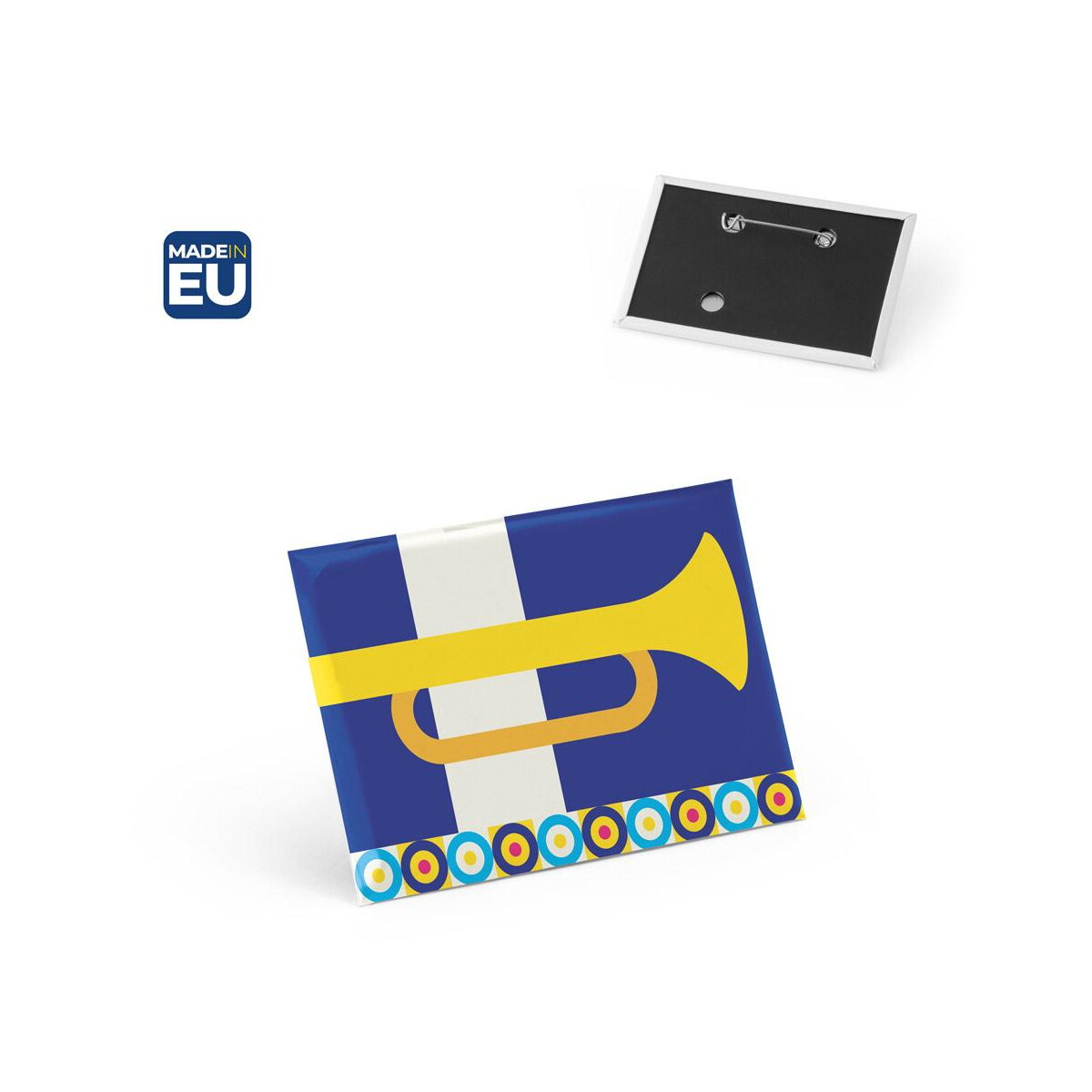 Identyfikatory z logo – button p’in 14. button p’in 14. pozioma prostokątna przypinka 73134_set Button P'IN 14. Button P'IN 14. Pozioma prostokątna przypinka 73134_set