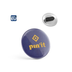 Button P'IN 8. Button P'IN 8. Okrągła przypinka z podwójnym zapięciem magnetycznym 73127_set