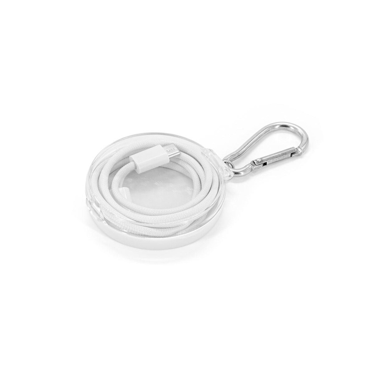Kable usb z logo – jemison. kabel usb-c do usb-c z oplotem (60 w), wykonany z tworzywa abs, stali nierdzewnej, aluminium i poliestru 97222_106 JEMISON. Kabel USB-C do USB-C z oplotem (60 W), wykonany z tworzywa ABS, stali nierdzewnej, aluminium i poliestru 97222_106