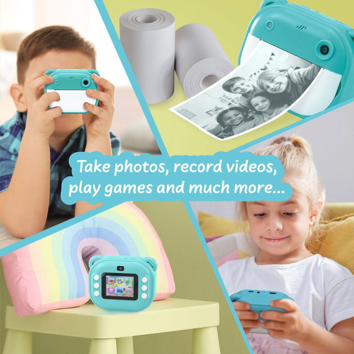 Kamery z logo – instant camera. zabawka edukacyjna dla dzieci 35872_100-f INSTANT CAMERA. Zabawka edukacyjna dla dzieci 35872_100-f