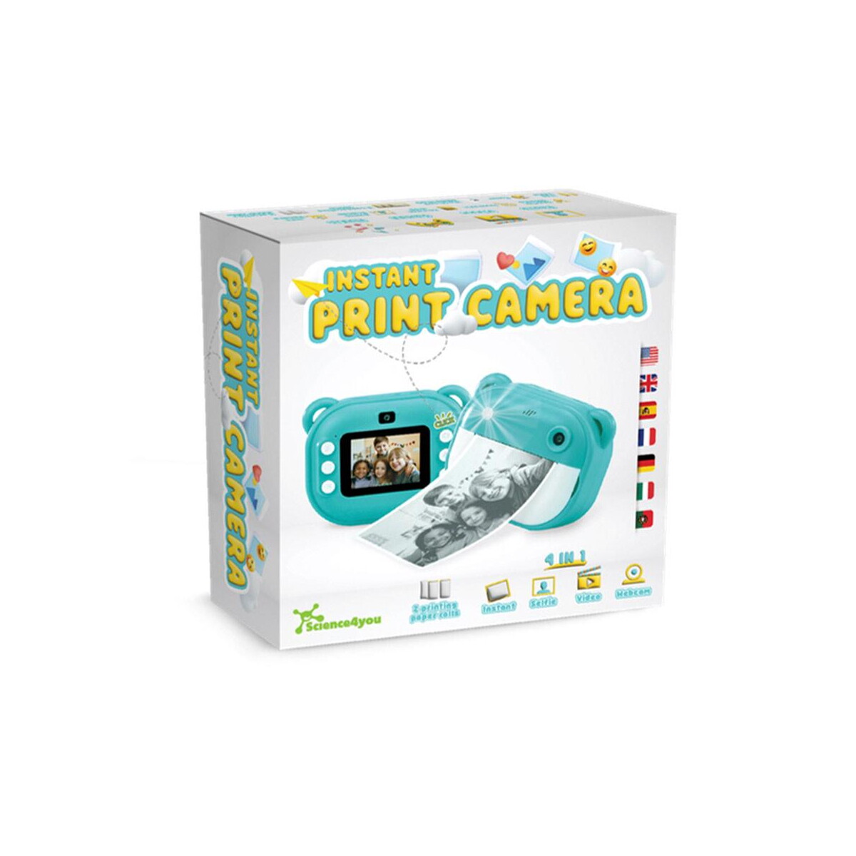 Kamery z logo – instant camera. zabawka edukacyjna dla dzieci 35872_set INSTANT CAMERA. Zabawka edukacyjna dla dzieci 35872_set