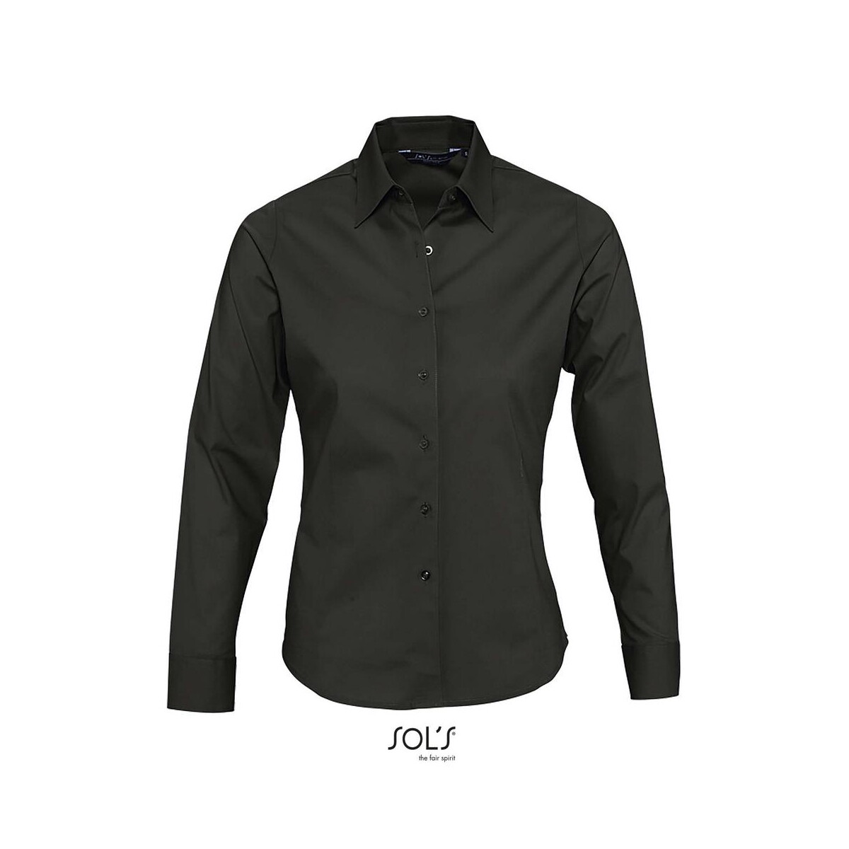 Koszule z logo – eden damska koszula 140g eden s17015-bk EDEN damska koszula 140g EDEN s17015-bk