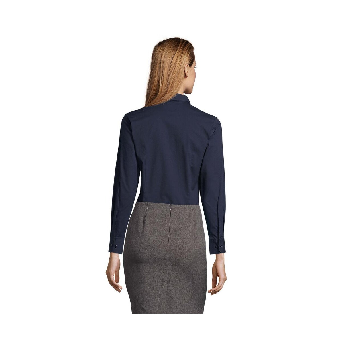 Koszule z logo – eden damska koszula 140g eden s17015-ef-back EDEN damska koszula 140g EDEN s17015-ef-back