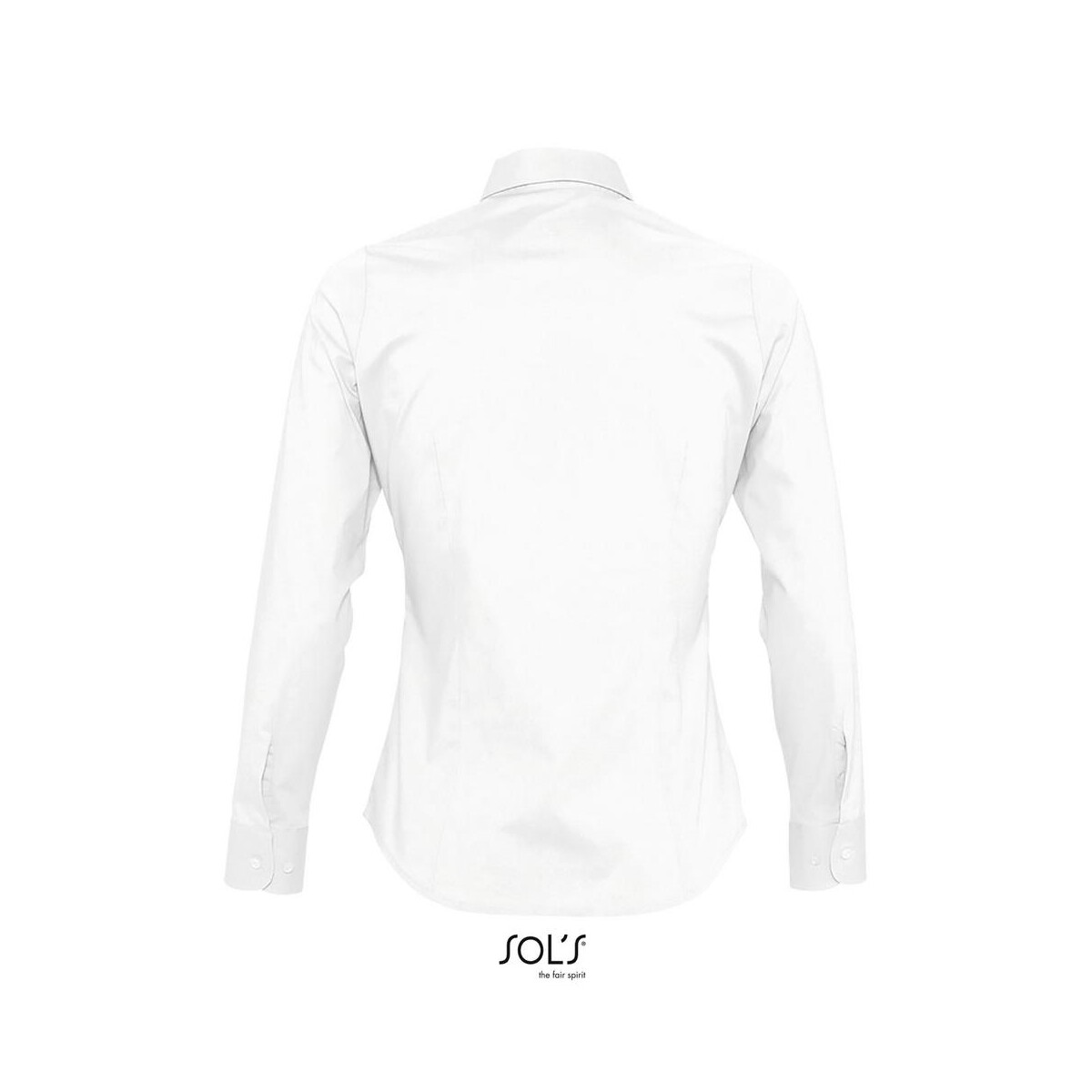 Koszule z logo – eden damska koszula 140g eden s17015-wh-back EDEN damska koszula 140g EDEN s17015-wh-back