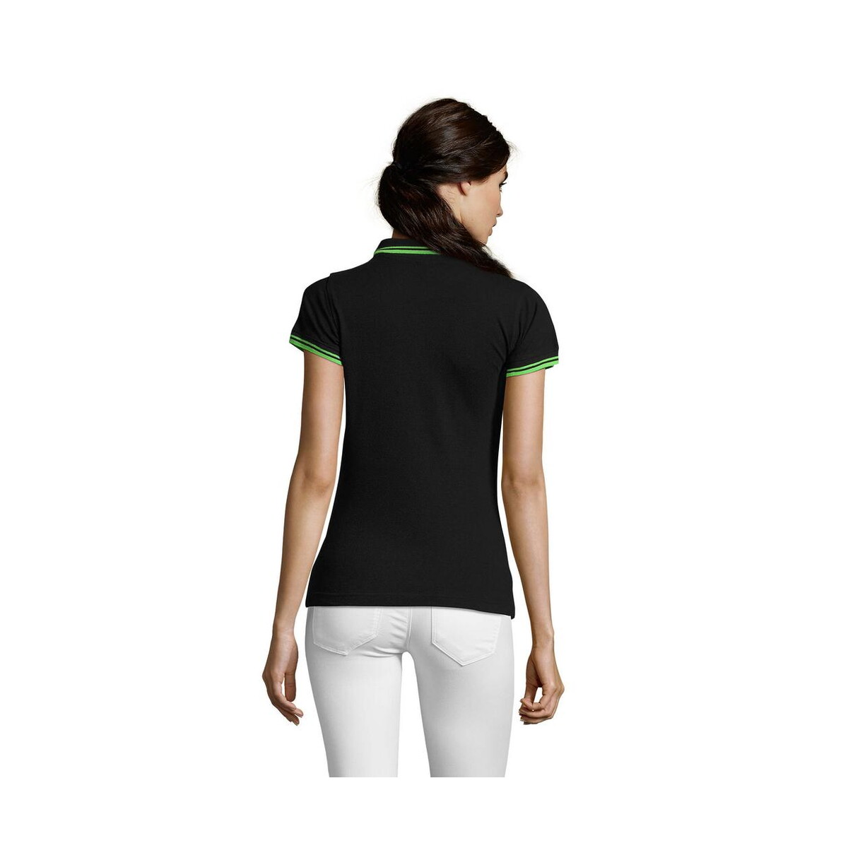 Koszulki polo z logo – pasadena damskie polo 200g pasadena women s00578-bn-back PASADENA damskie polo 200g PASADENA WOMEN s00578-bn-back