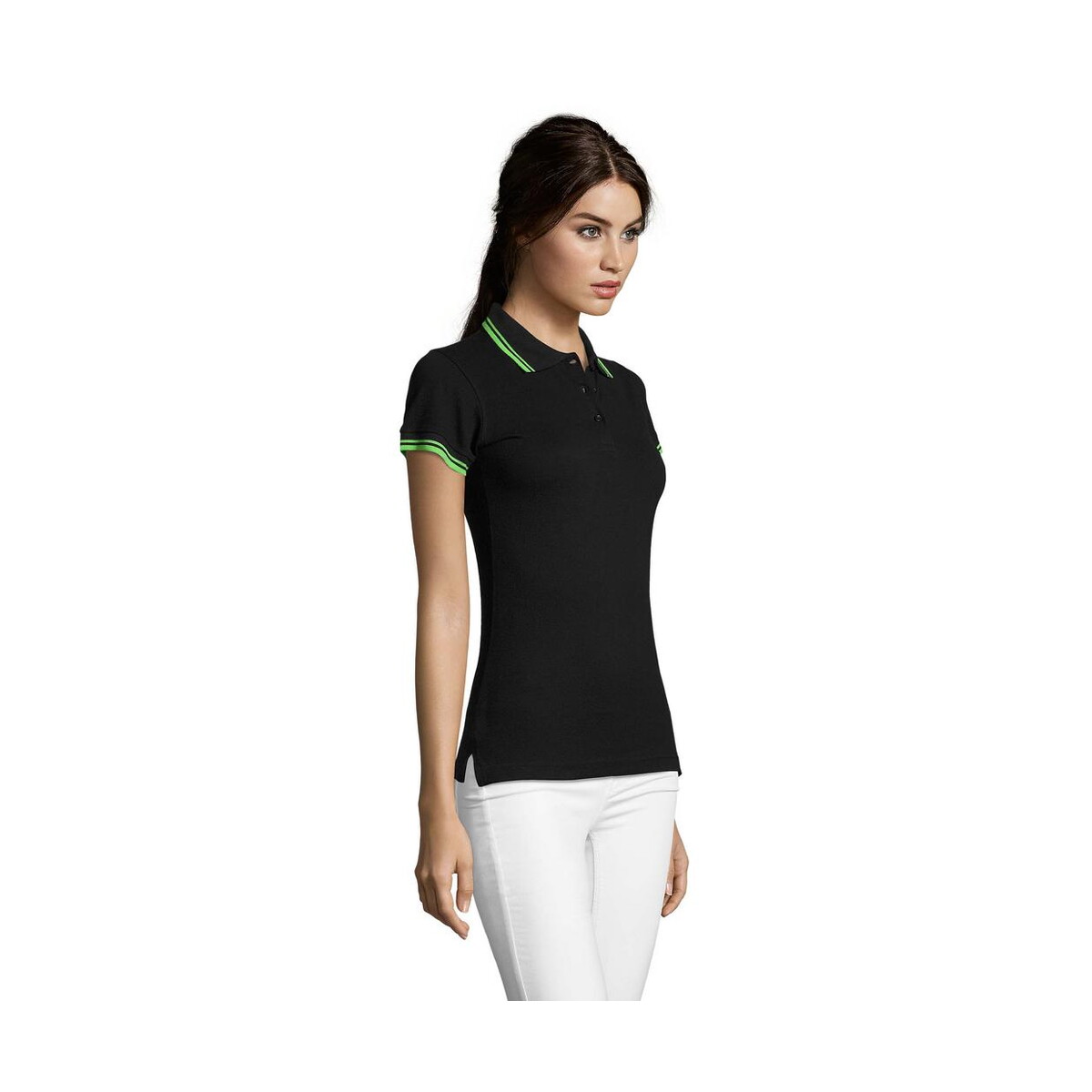 Koszulki polo z logo – pasadena damskie polo 200g pasadena women s00578-bn-side PASADENA damskie polo 200g PASADENA WOMEN s00578-bn-side
