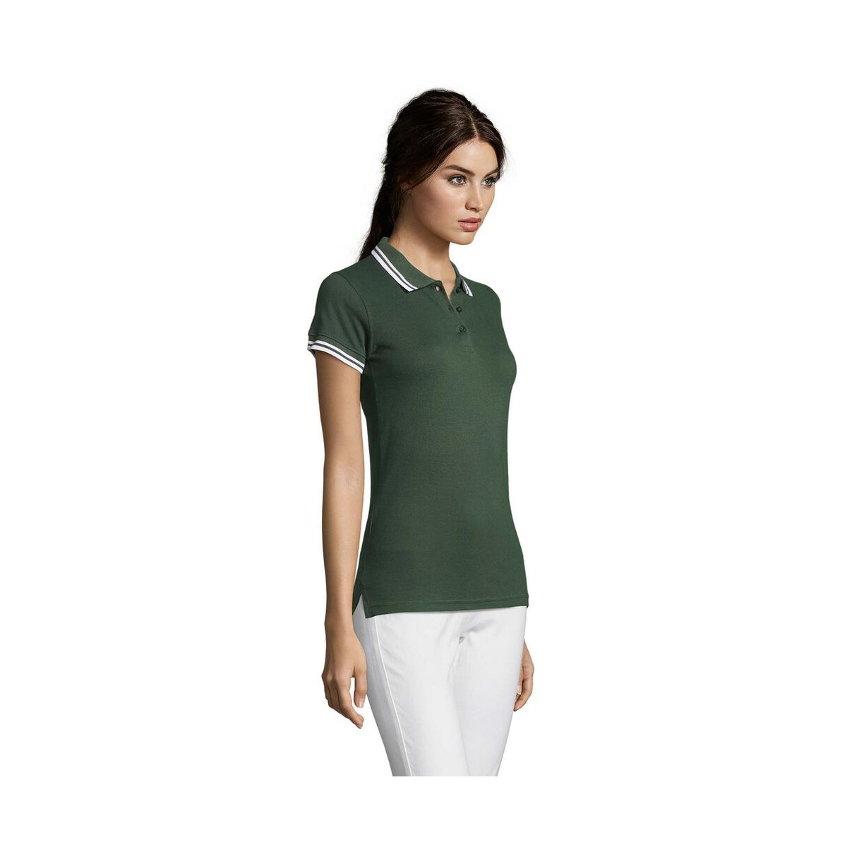Koszulki polo z logo – pasadena damskie polo 200g pasadena women s00578-fe-side PASADENA damskie polo 200g PASADENA WOMEN s00578-fe-side