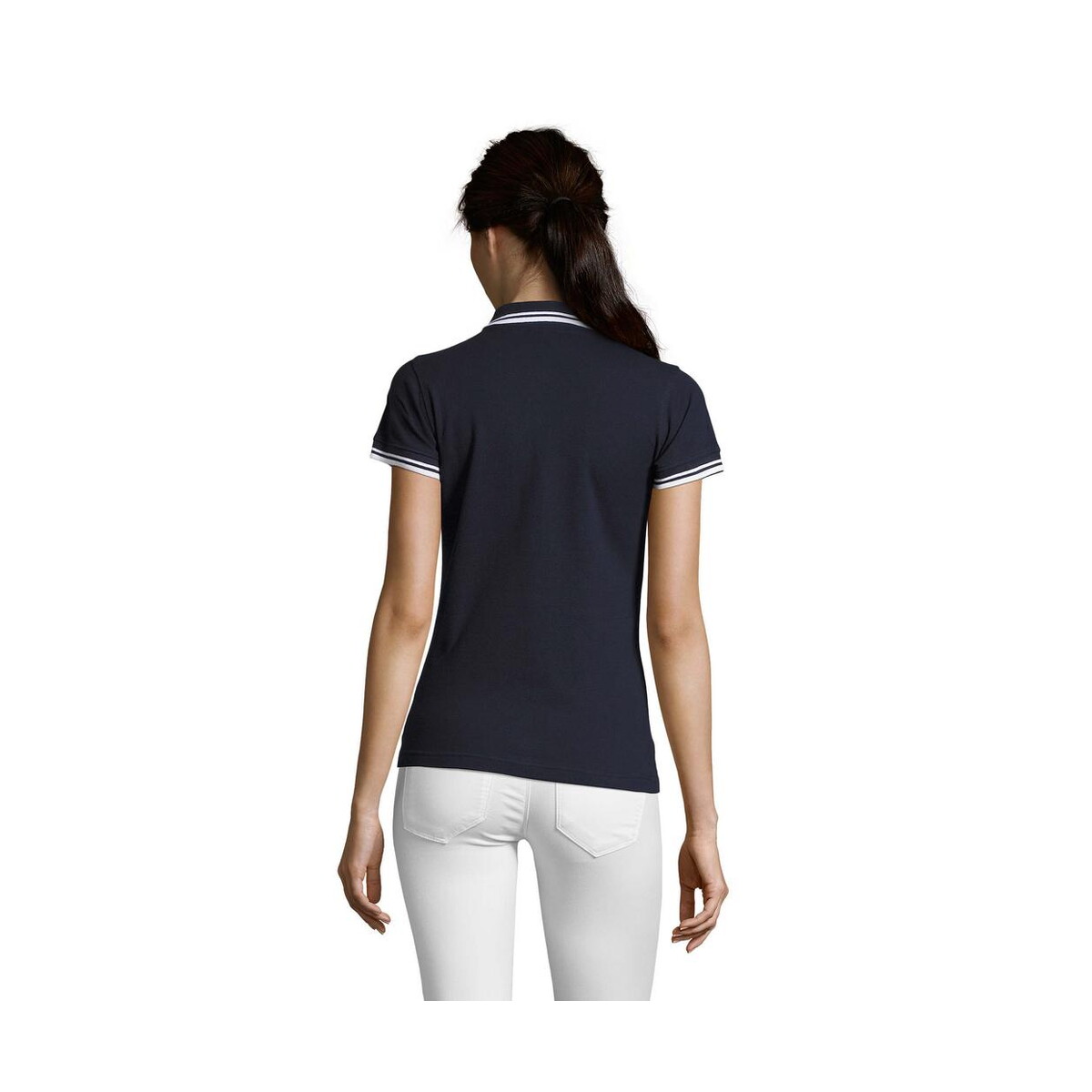 Koszulki polo z logo – pasadena damskie polo 200g pasadena women s00578-fw-back PASADENA damskie polo 200g PASADENA WOMEN s00578-fw-back