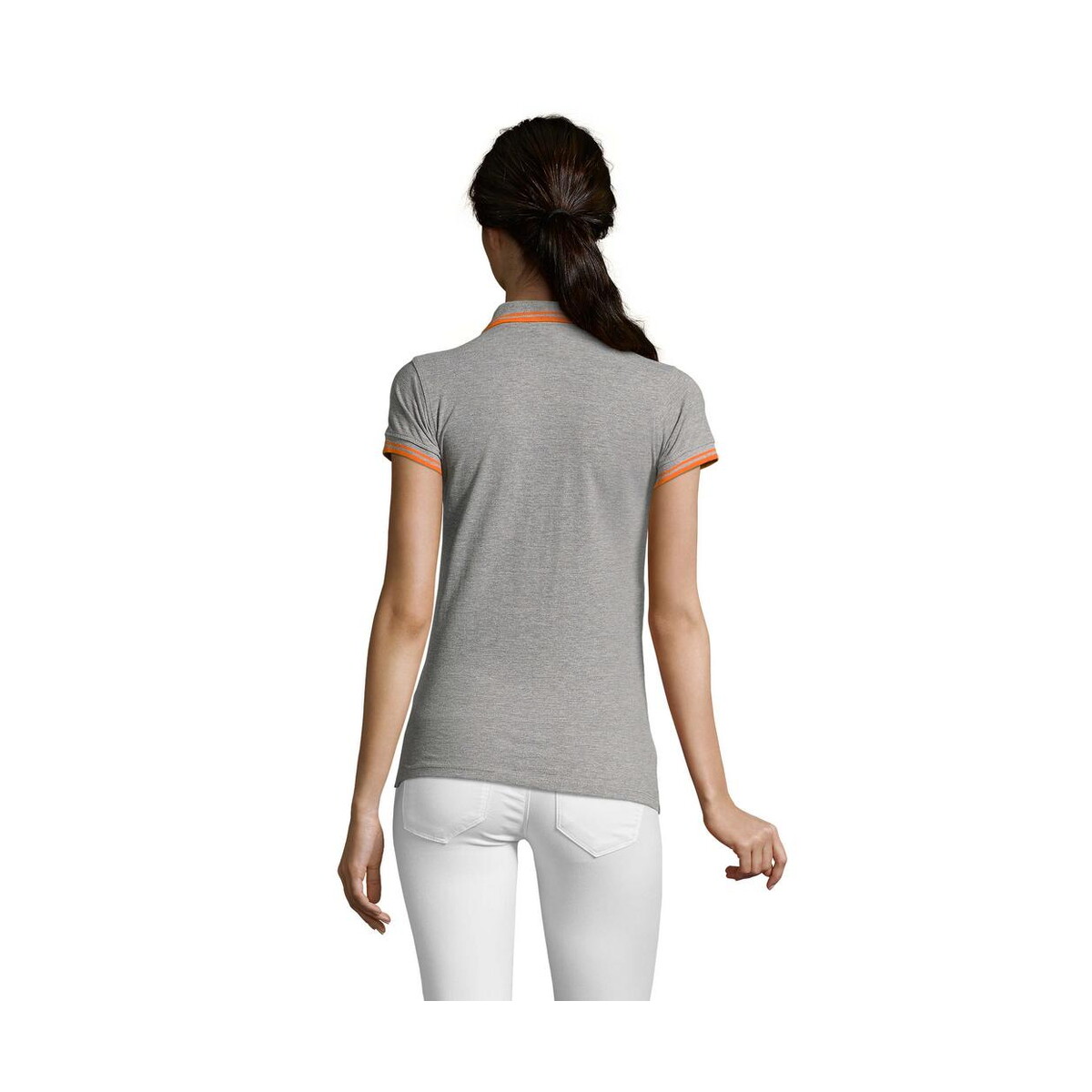 Koszulki polo z logo – pasadena damskie polo 200g pasadena women s00578-mo-back PASADENA damskie polo 200g PASADENA WOMEN s00578-mo-back