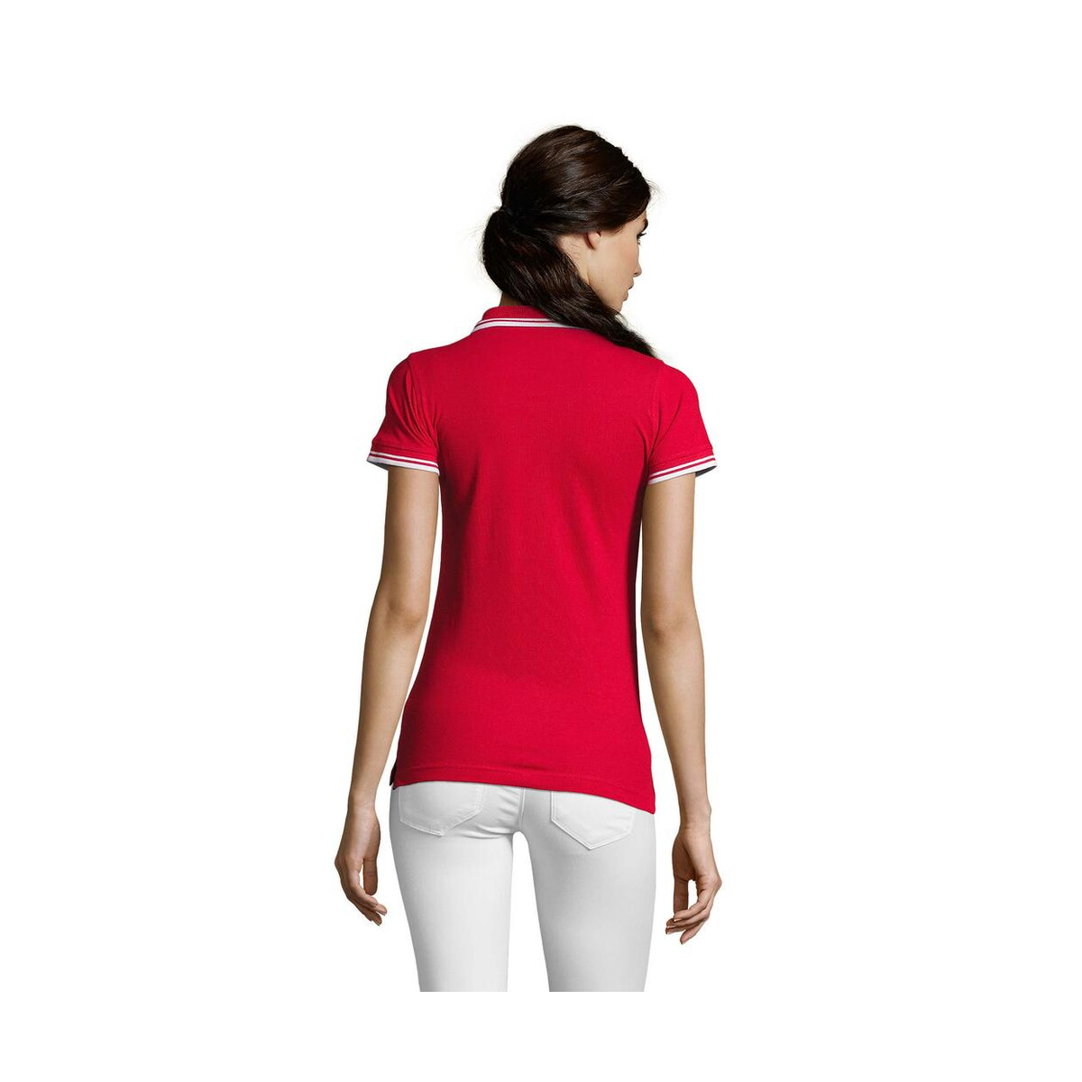 Koszulki polo z logo – pasadena damskie polo 200g pasadena women s00578-re-back PASADENA damskie polo 200g PASADENA WOMEN s00578-re-back