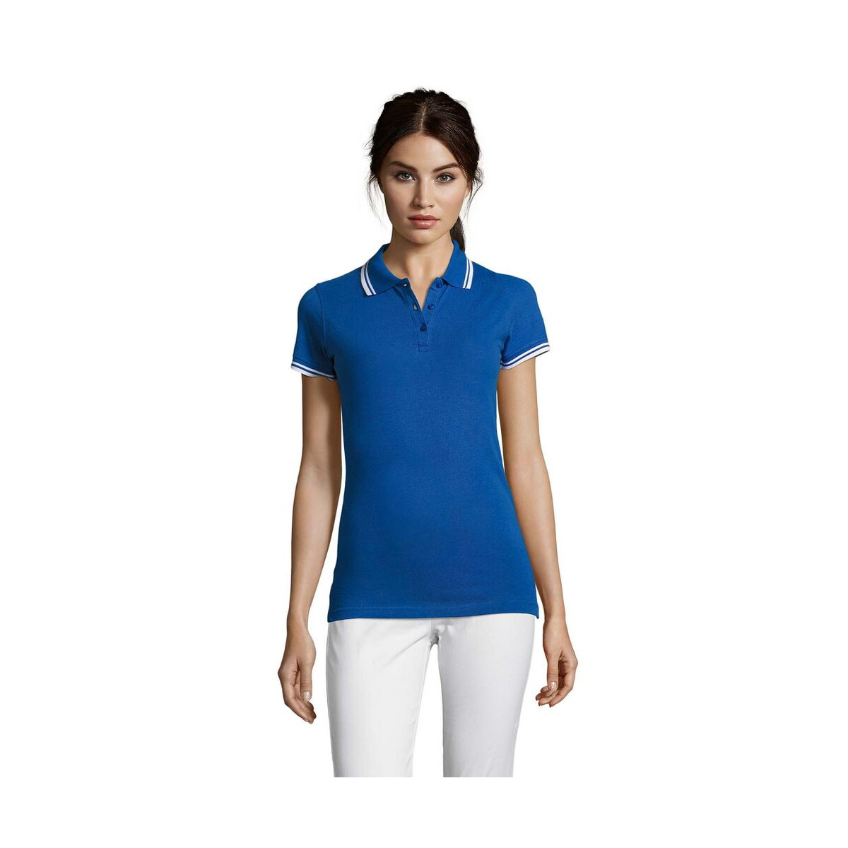 Koszulki polo z logo – pasadena damskie polo 200g pasadena women s00578-rw PASADENA damskie polo 200g PASADENA WOMEN s00578-rw