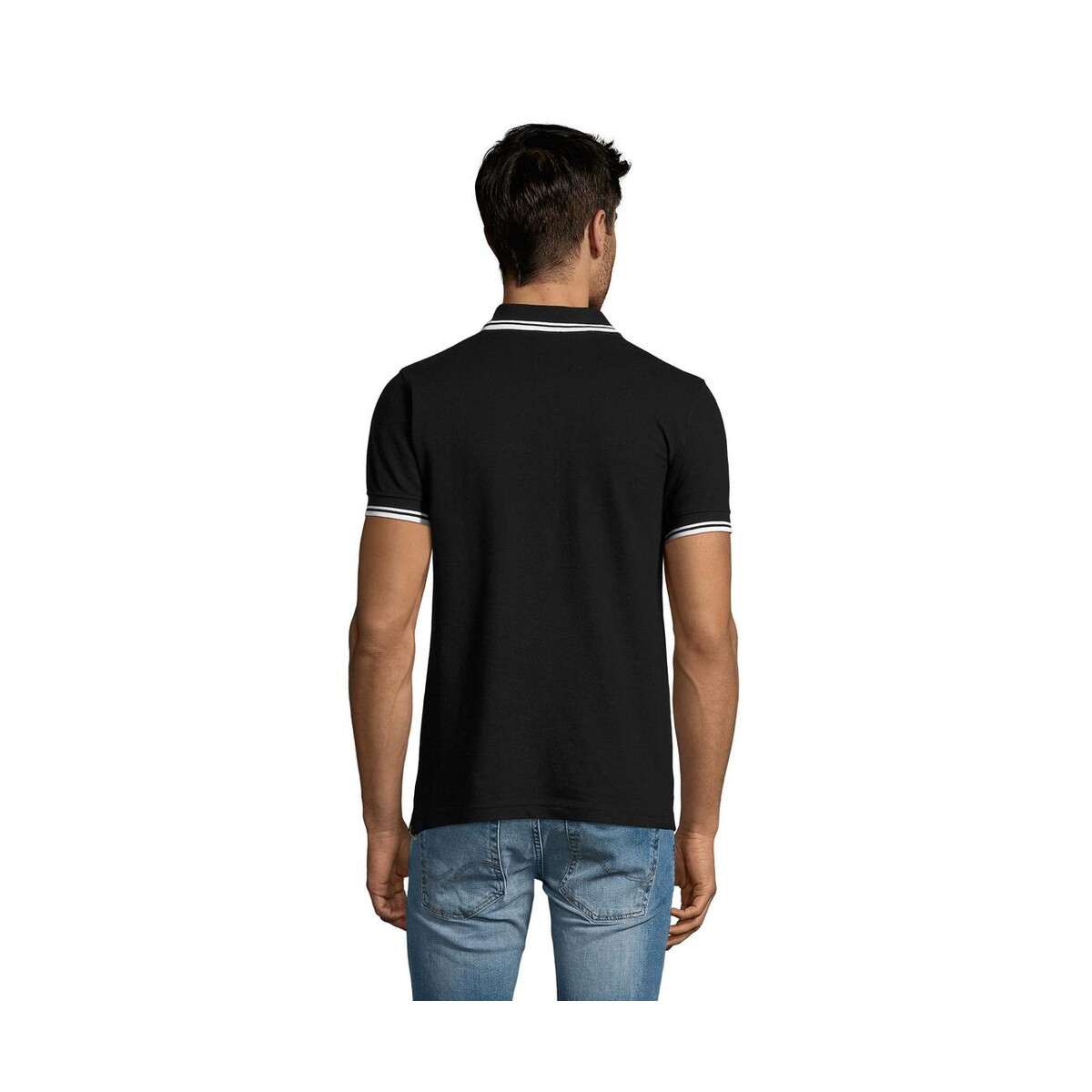 Koszulki polo z logo – pasadena męskie polo 200g pasadena men s00577-bc-back PASADENA męskie polo 200g PASADENA MEN s00577-bc-back