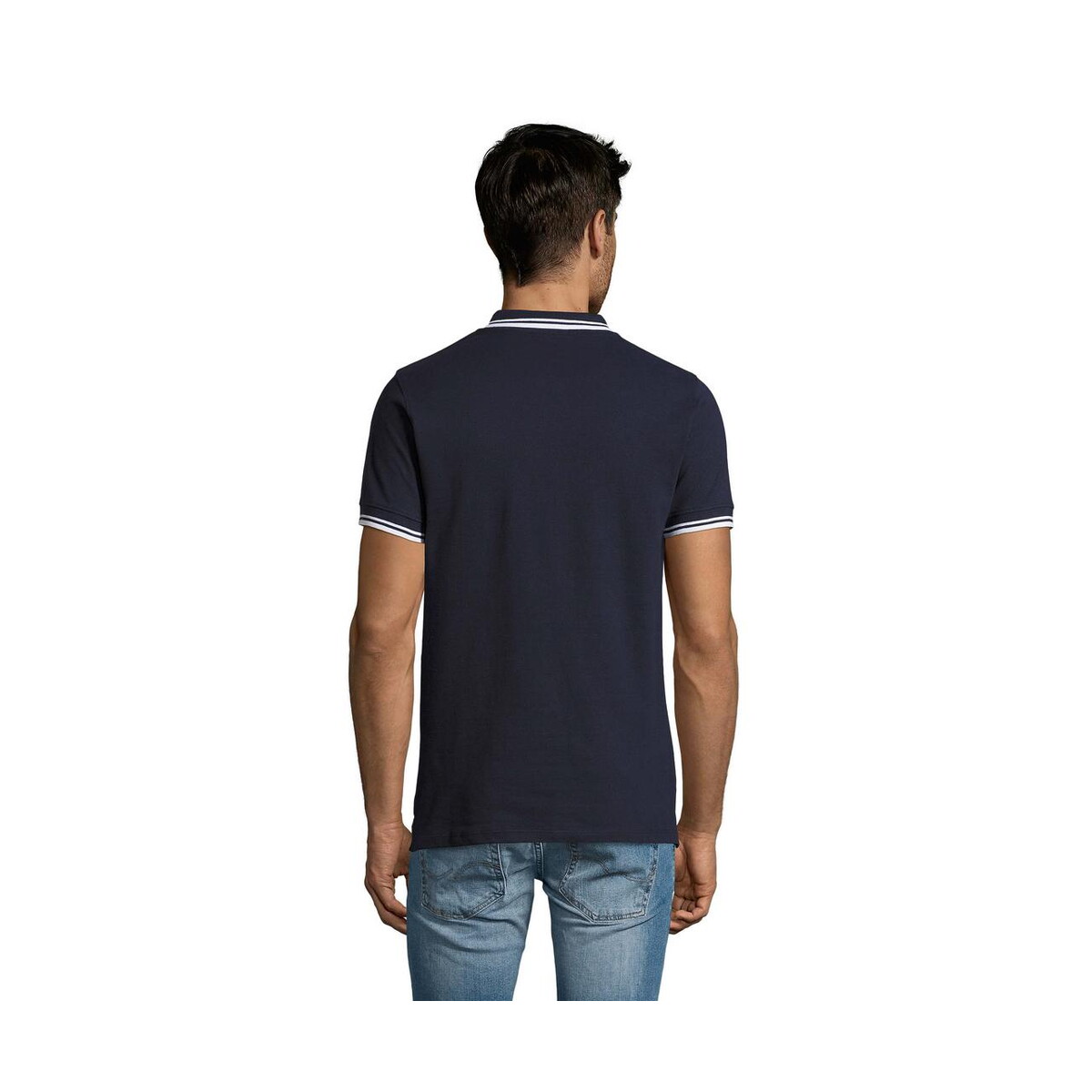 Koszulki polo z logo – pasadena męskie polo 200g pasadena men s00577-fw-back PASADENA męskie polo 200g PASADENA MEN s00577-fw-back