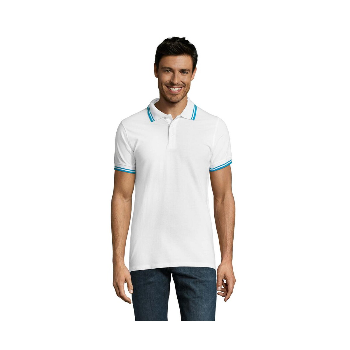 Koszulki polo z logo – pasadena męskie polo 200g pasadena men s00577-qu PASADENA męskie polo 200g PASADENA MEN s00577-qu