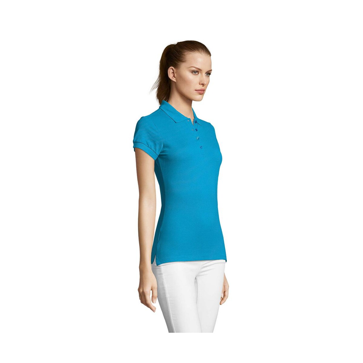 Koszulki polo z logo – passion damskie polo 170g passion s11338-aq-side PASSION Damskie POLO 170g PASSION s11338-aq-side