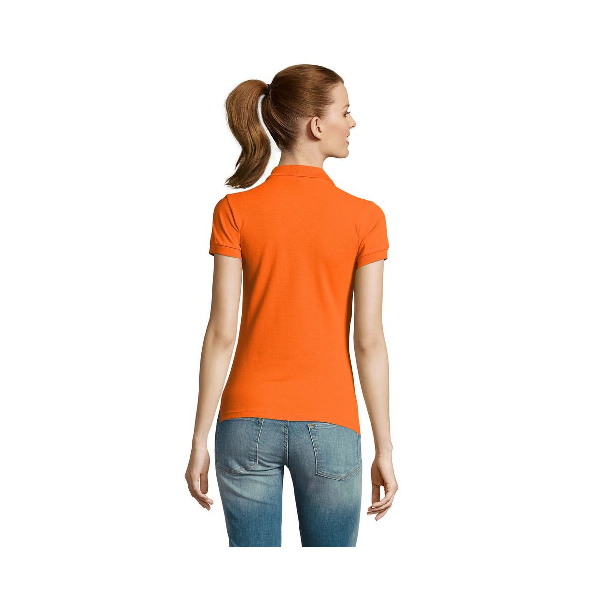 Koszulki polo z logo – passion damskie polo 170g passion s11338-or-back PASSION Damskie POLO 170g PASSION s11338-or-back