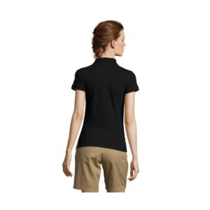 PEOPLE Damskie POLO 210g PEOPLE s11310-bk-back