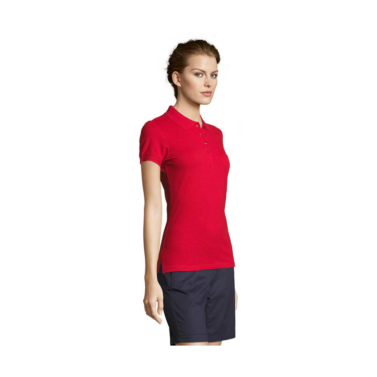 Koszulki polo z logo – people damskie polo 210g people s11310-rd-side PEOPLE Damskie POLO 210g PEOPLE s11310-rd-side