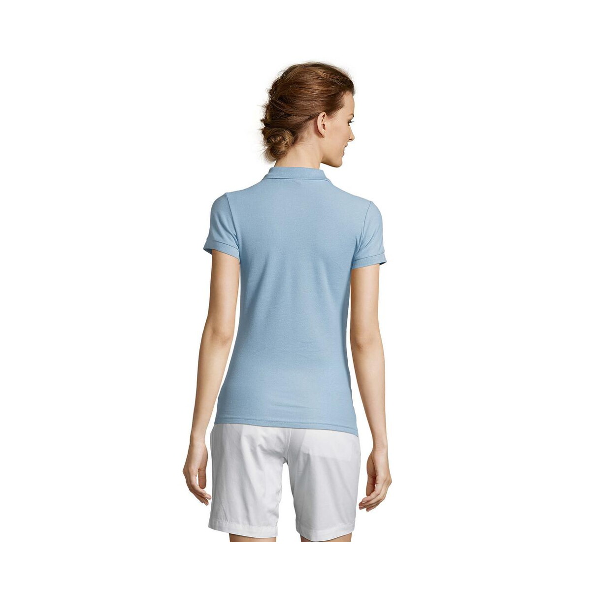 Koszulki polo z logo – people damskie polo 210g people s11310-sp-back PEOPLE Damskie POLO 210g PEOPLE s11310-sp-back