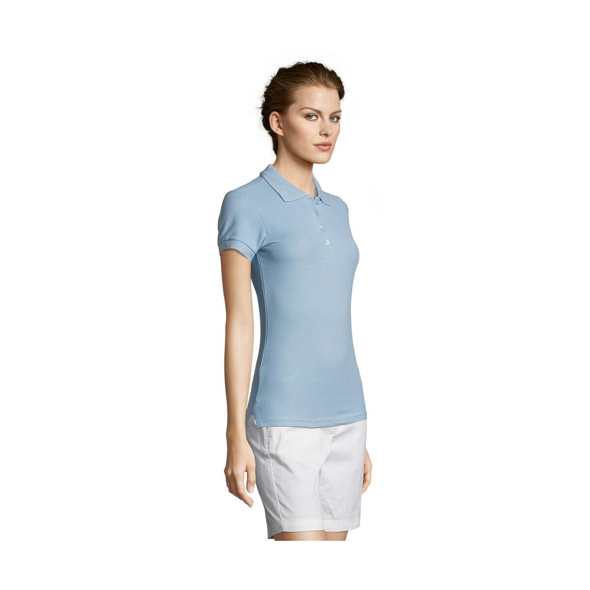 Koszulki polo z logo – people damskie polo 210g people s11310-sp-side PEOPLE Damskie POLO 210g PEOPLE s11310-sp-side