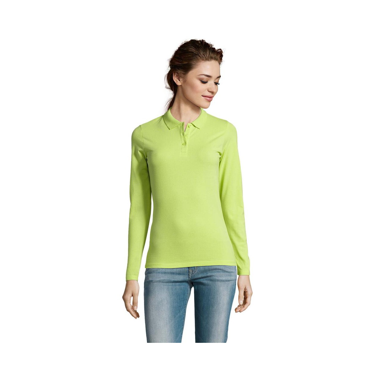 Koszulki polo z logo – perfect damskie lsl polo180 perfect lsl women s02083-ag PERFECT Damskie LSL POLO180 PERFECT LSL WOMEN s02083-ag