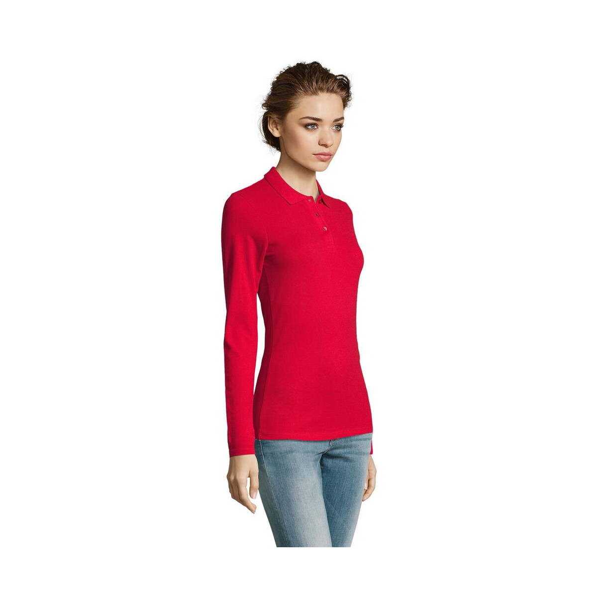 Koszulki polo z logo – perfect damskie lsl polo180 perfect lsl women s02083-rd-side PERFECT Damskie LSL POLO180 PERFECT LSL WOMEN s02083-rd-side