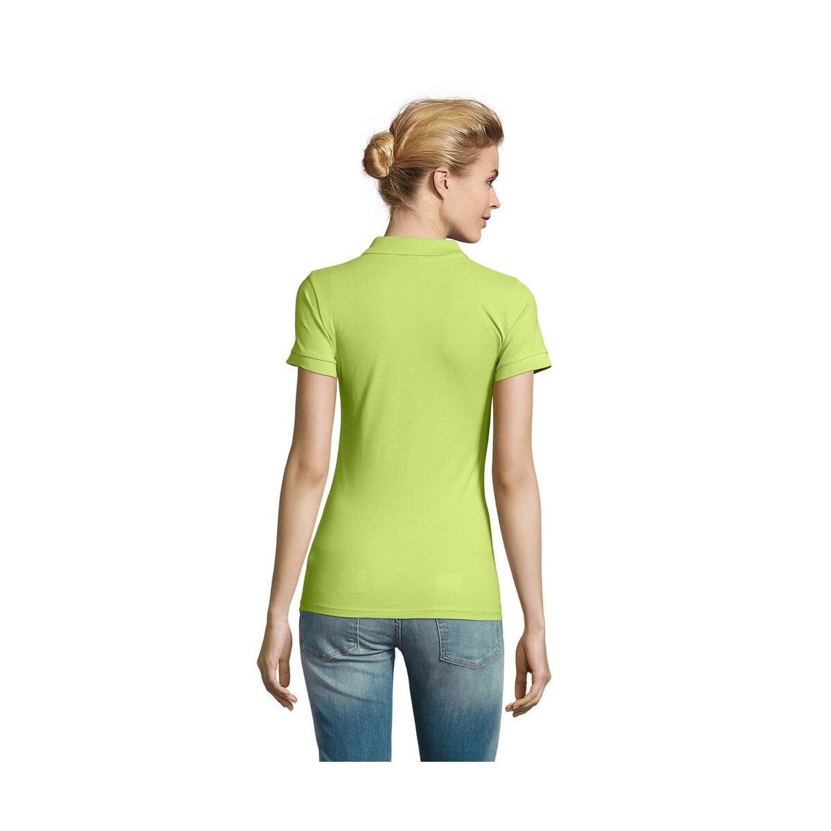 Koszulki polo z logo – perfect damskie polo 180g perfect women s11347-ag-back PERFECT Damskie POLO 180g PERFECT WOMEN s11347-ag-back