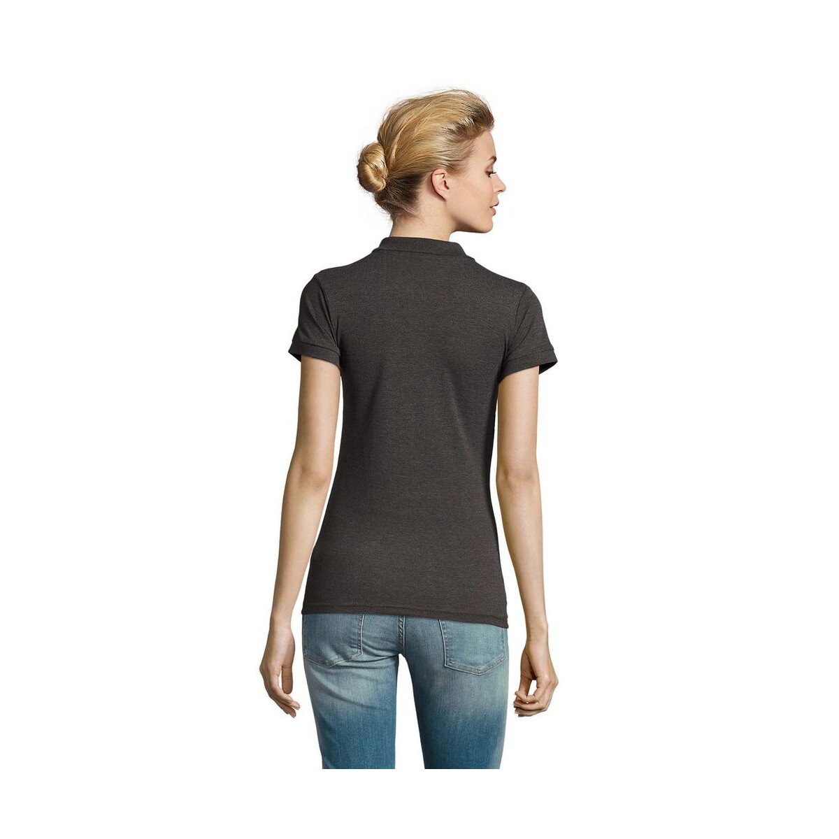 Koszulki polo z logo – perfect damskie polo 180g perfect women s11347-ce-back PERFECT Damskie POLO 180g PERFECT WOMEN s11347-ce-back