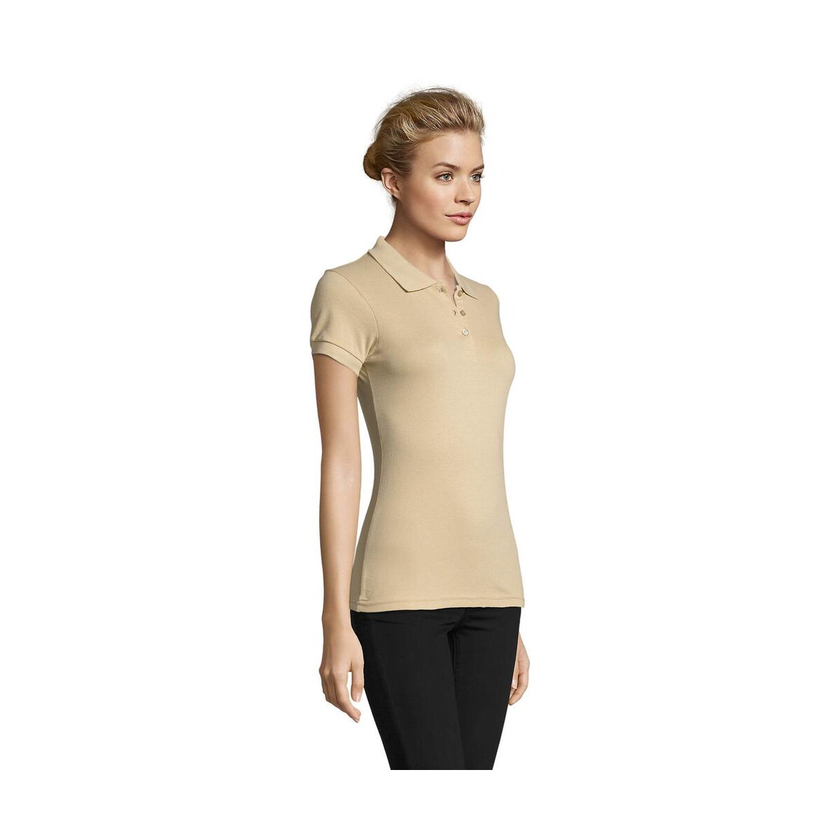 Koszulki polo z logo – perfect damskie polo 180g perfect women s11347-sa-side PERFECT Damskie POLO 180g PERFECT WOMEN s11347-sa-side